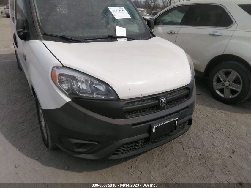2015 RAM PROMASTER CITY CARGO VAN TRADESMAN ZFBERFAT5F6A77708