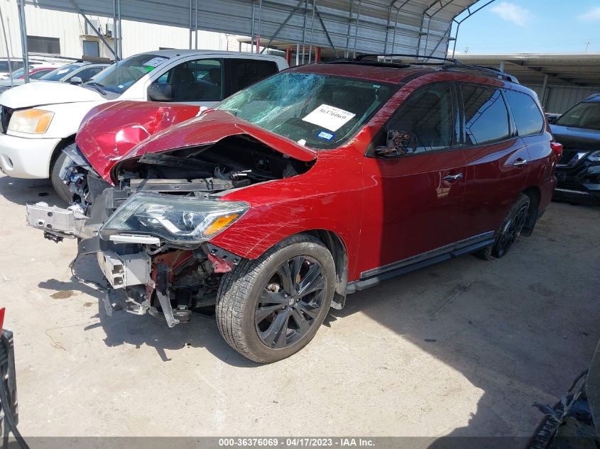 2017 NISSAN PATHFINDER PLATINUM - 5N1DR2MN0HC900847