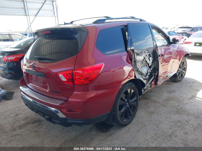 2017 NISSAN PATHFINDER PLATINUM - 5N1DR2MN0HC900847