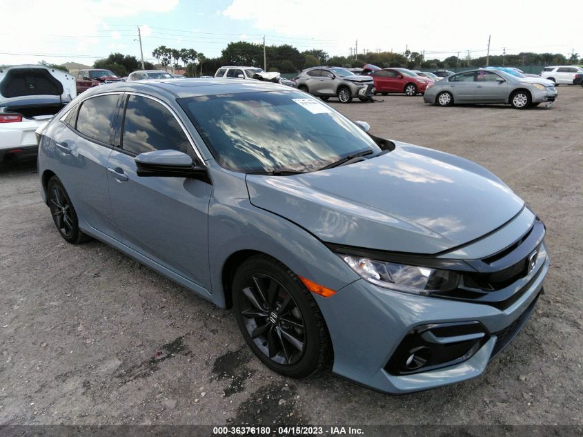 2021 HONDA CIVIC HATCHBACK EX - SHHFK7H61MU405652