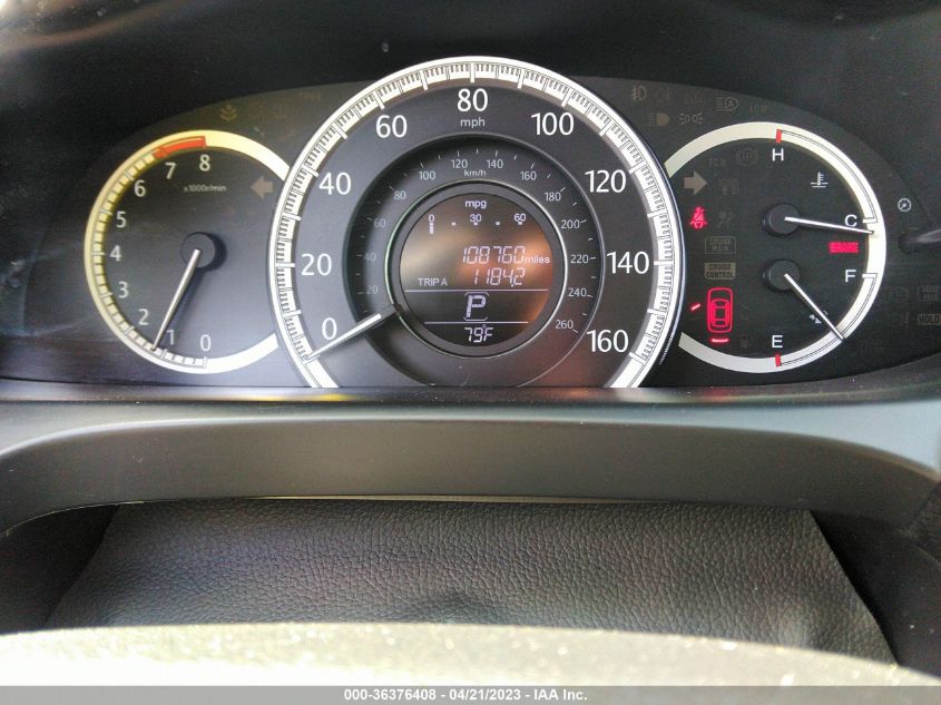 2015 HONDA ACCORD SEDAN EX-L - 1HGCR2F82FA167475