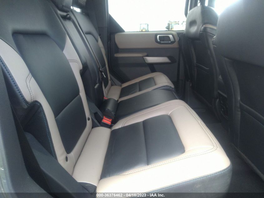 2022 FORD BRONCO BASE/BIG BEND - 1FMEE5DP3NLB85013