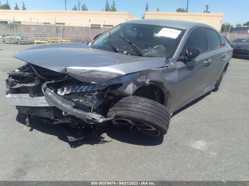 VIN 1HGCV1F45MA078550 2021 HONDA ACCORD SEDAN SPORT SE