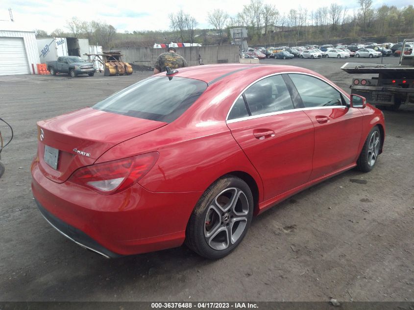 2018 MERCEDES-BENZ CLA CLA 250 - WDDSJ4GB8JN684388