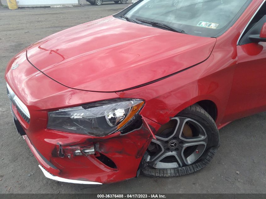 2018 MERCEDES-BENZ CLA CLA 250 - WDDSJ4GB8JN684388