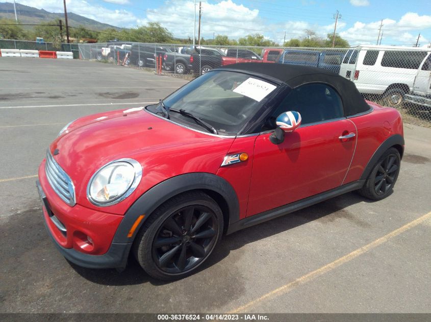 2013 MINI COOPER ROADSTER WMWSY1C53DT429357