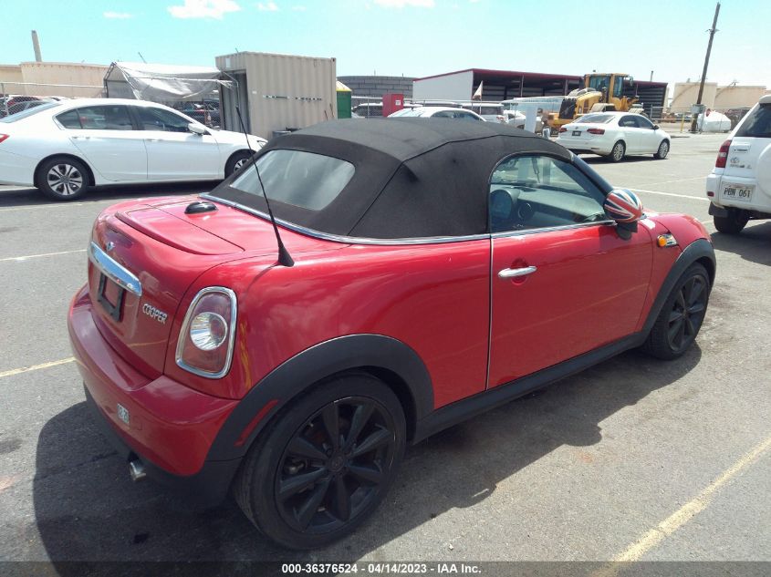 2013 MINI COOPER ROADSTER WMWSY1C53DT429357