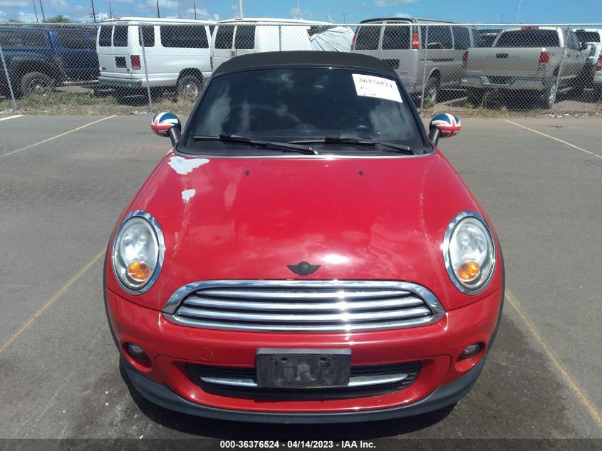 2013 MINI COOPER ROADSTER WMWSY1C53DT429357