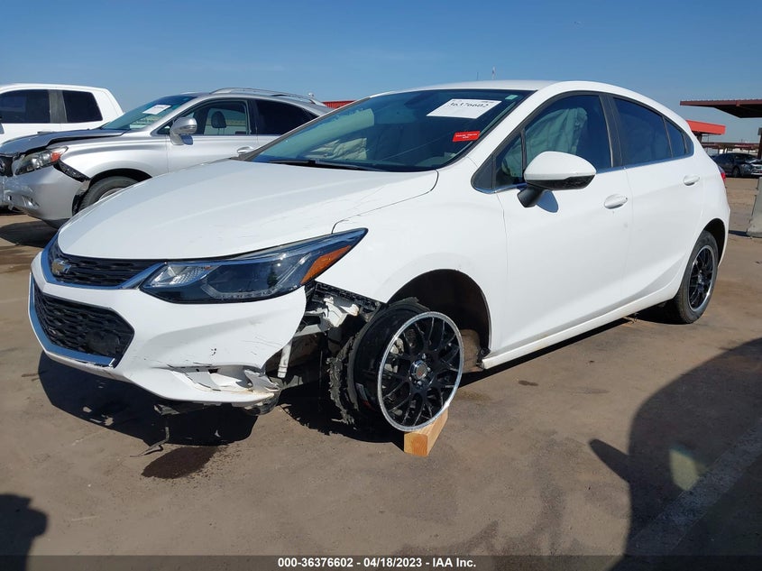 VIN 3G1BE6SM7JS644594 2018 CHEVROLET CRUZE LT