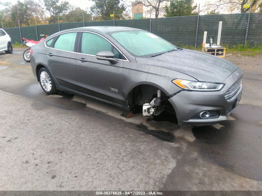 2014 FORD FUSION ENERGI SE LUXURY - 3FA6P0PU6ER330432