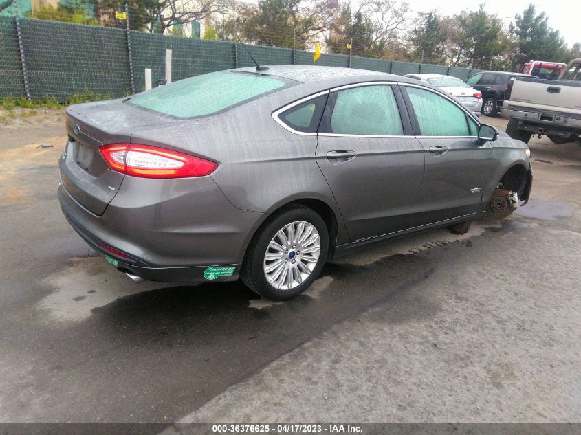 2014 FORD FUSION ENERGI SE LUXURY - 3FA6P0PU6ER330432