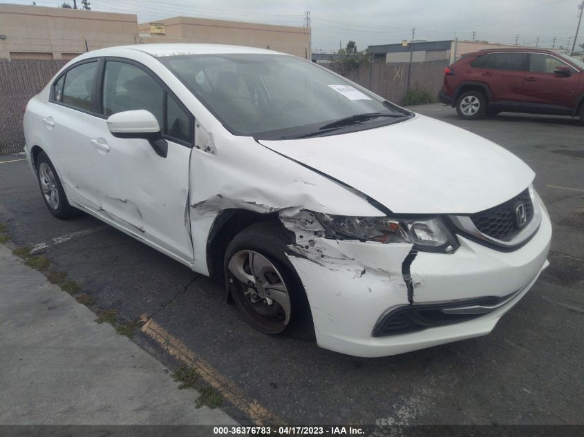 2015 HONDA CIVIC SEDAN LX - 19XFB2F57FE701654