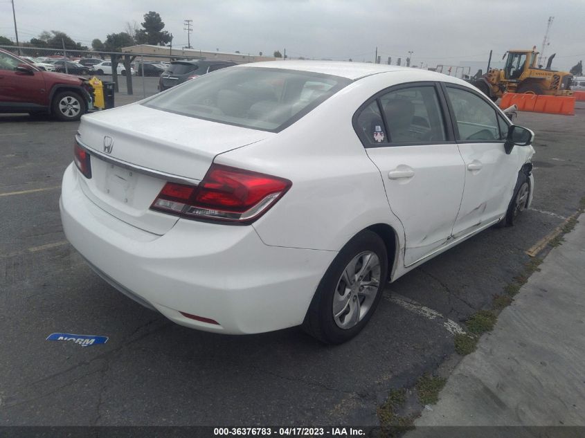 2015 HONDA CIVIC SEDAN LX - 19XFB2F57FE701654