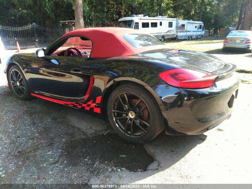 2013 PORSCHE BOXSTER - WP0CA2A83DS112635