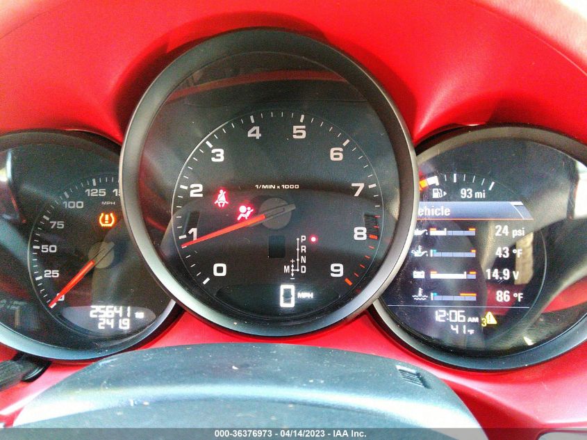 2013 PORSCHE BOXSTER - WP0CA2A83DS112635