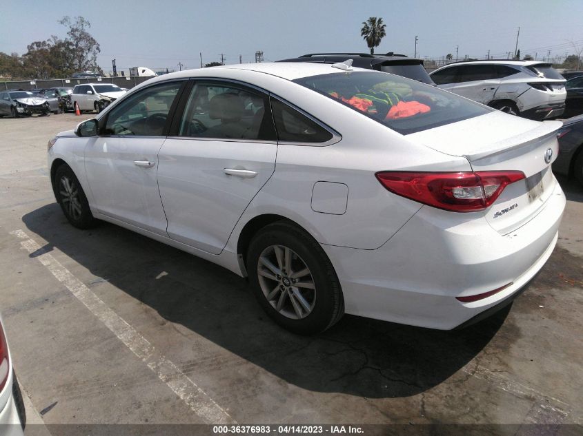 2016 HYUNDAI SONATA 2.4L SE - 5NPE24AF8GH274473