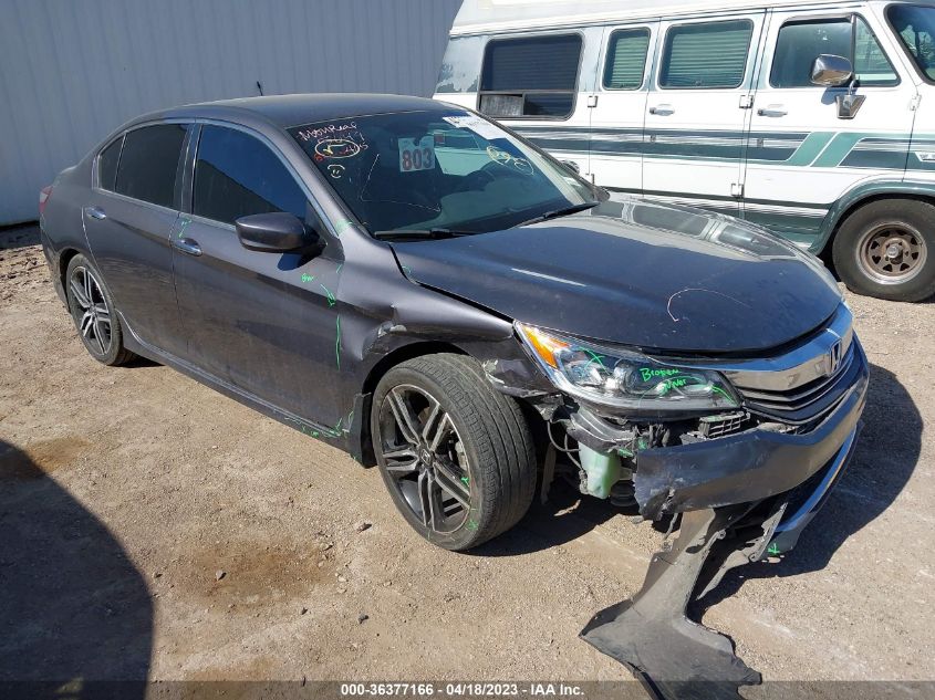 2017 HONDA ACCORD SEDAN SPORT - 1HGCR2F53HA289433