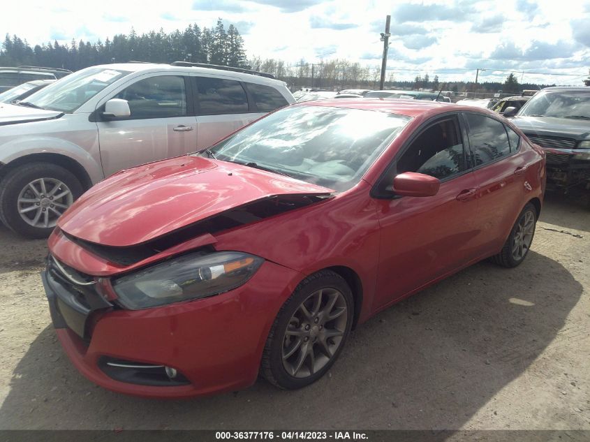 2014 DODGE DART SXT - 1C3CDFBB8ED685355