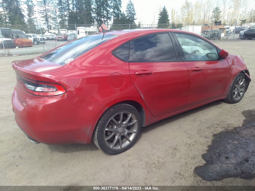 2014 DODGE DART SXT - 1C3CDFBB8ED685355
