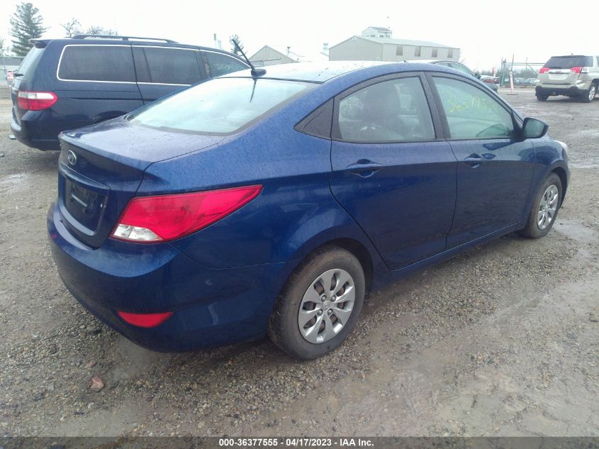 2016 HYUNDAI ACCENT SE - KMHCT4AE9GU136146