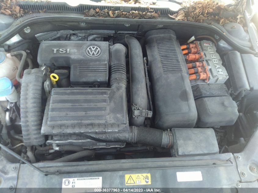 2014 VOLKSWAGEN JETTA SEDAN HYBRID SEL - 3VW637AJ9EM220076
