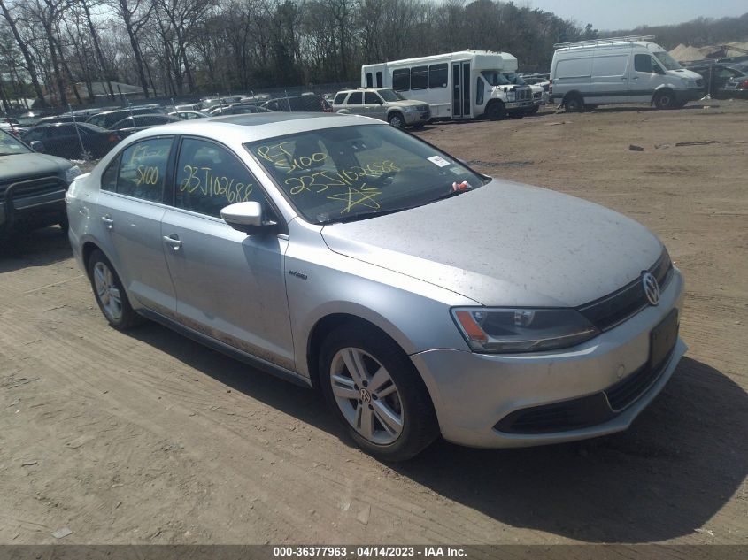 2014 VOLKSWAGEN JETTA SEDAN HYBRID SEL - 3VW637AJ9EM220076