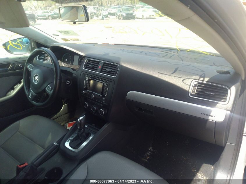 2014 VOLKSWAGEN JETTA SEDAN HYBRID SEL - 3VW637AJ9EM220076
