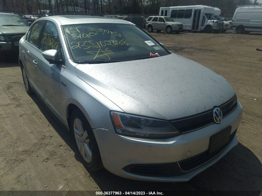 2014 VOLKSWAGEN JETTA SEDAN HYBRID SEL - 3VW637AJ9EM220076