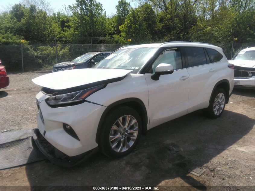 2020 TOYOTA HIGHLANDER LIMITED - 5TDDZRBH6LS012265