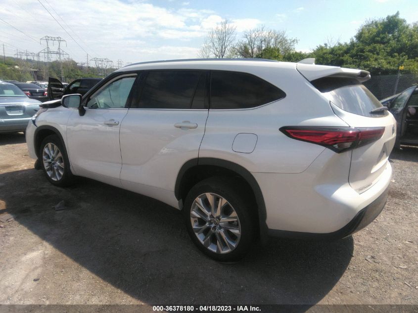 2020 TOYOTA HIGHLANDER LIMITED - 5TDDZRBH6LS012265