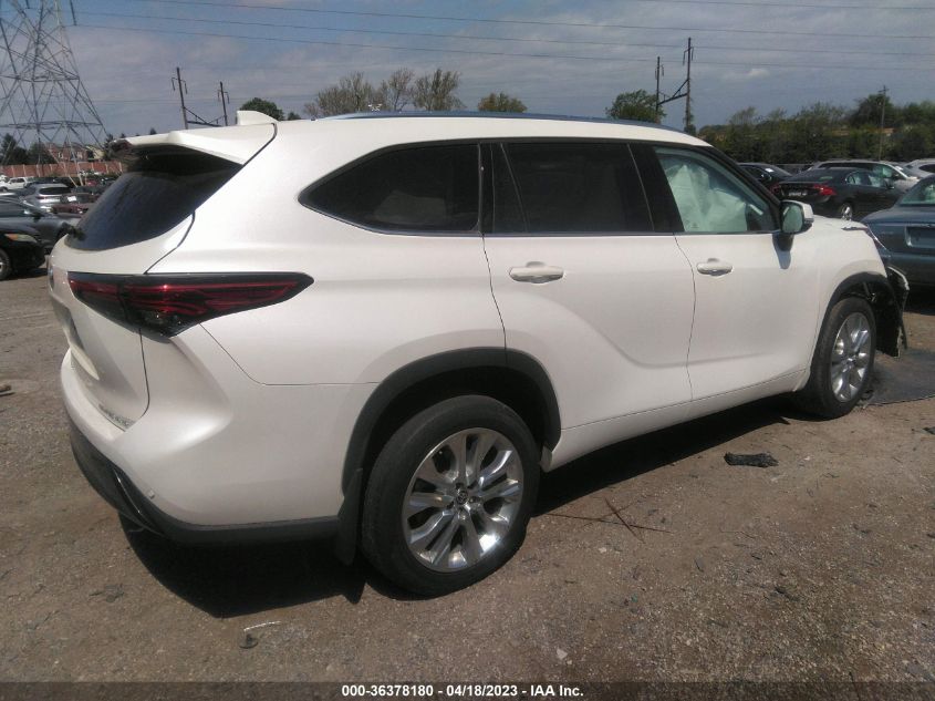 2020 TOYOTA HIGHLANDER LIMITED - 5TDDZRBH6LS012265
