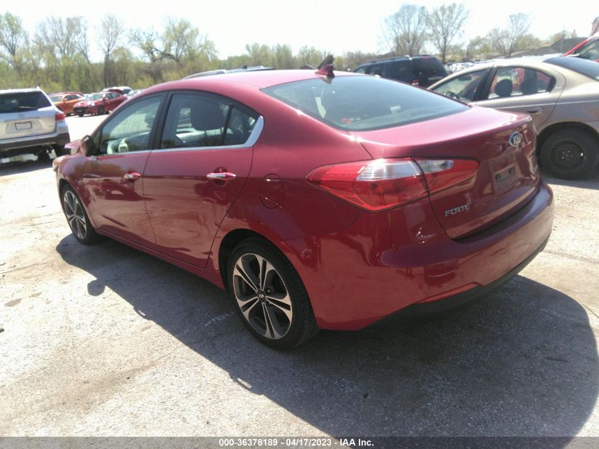 2014 KIA FORTE EX - KNAFX4A82E5093046