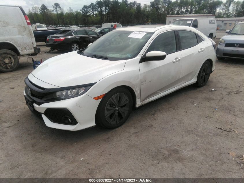 2018 HONDA CIVIC HATCHBACK EX - SHHFK7H53JU218173