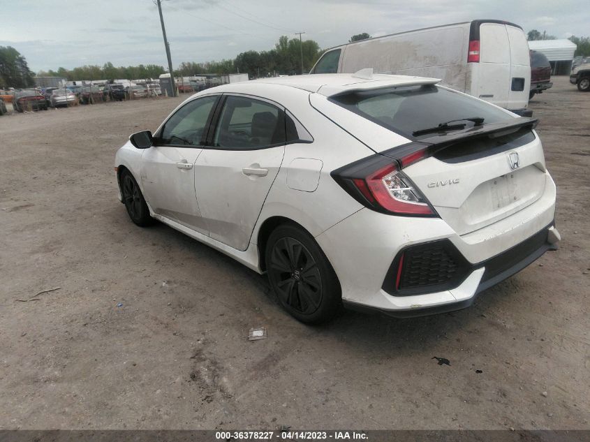 2018 HONDA CIVIC HATCHBACK EX - SHHFK7H53JU218173