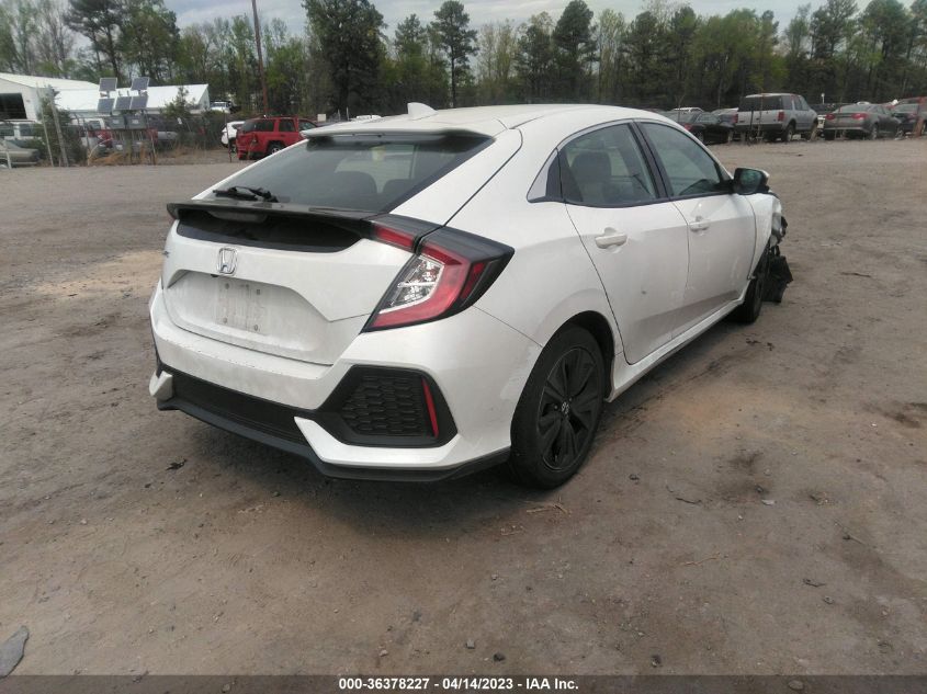 2018 HONDA CIVIC HATCHBACK EX - SHHFK7H53JU218173