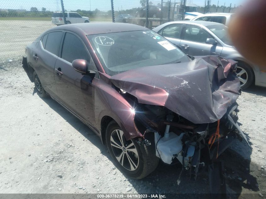 2022 NISSAN SENTRA SV - 3N1AB8CV9NY213694