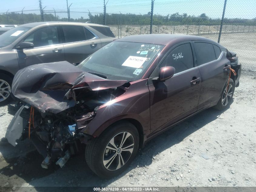2022 NISSAN SENTRA SV - 3N1AB8CV9NY213694