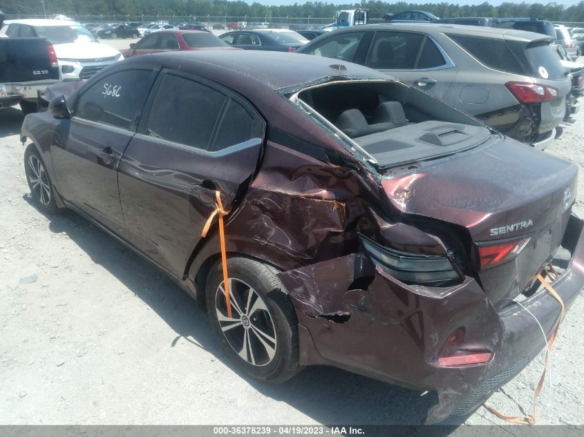 2022 NISSAN SENTRA SV - 3N1AB8CV9NY213694