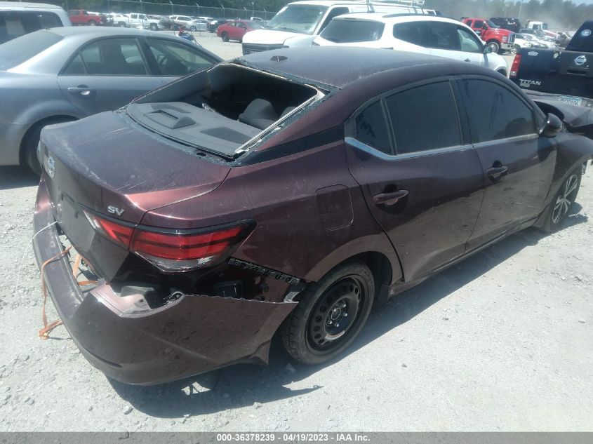 2022 NISSAN SENTRA SV - 3N1AB8CV9NY213694