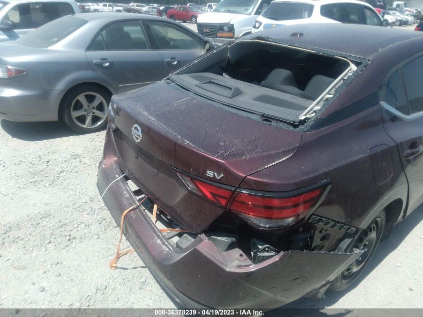 2022 NISSAN SENTRA SV - 3N1AB8CV9NY213694