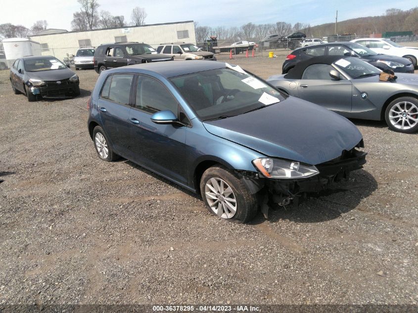 2015 VOLKSWAGEN GOLF TSI S - 3VW217AU1FM013066