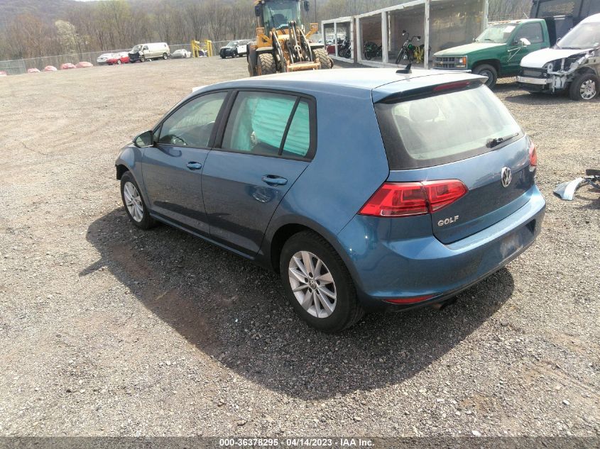 2015 VOLKSWAGEN GOLF TSI S - 3VW217AU1FM013066