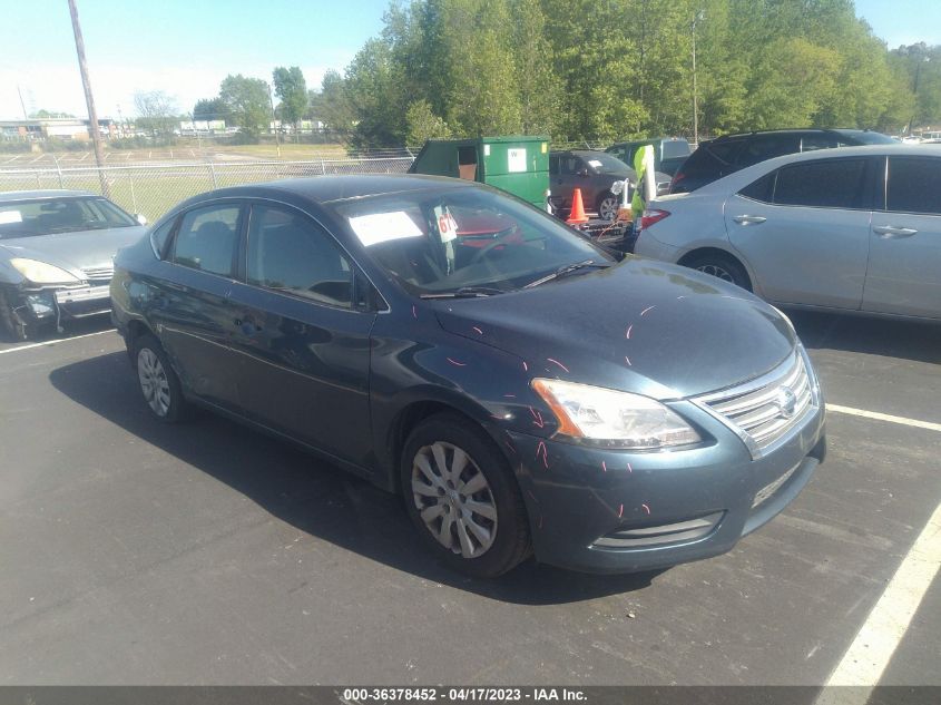 2014 NISSAN SENTRA S/FE+ S/SV/FE+ SV/SR/SL - 3N1AB7AP8EY211255