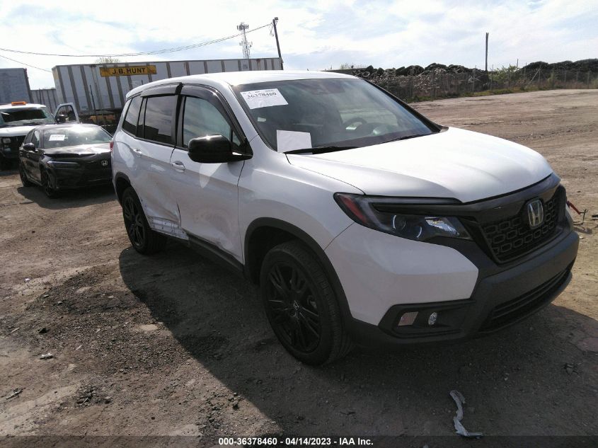 2021 HONDA PASSPORT SPORT - 5FNYF8H25MB019091