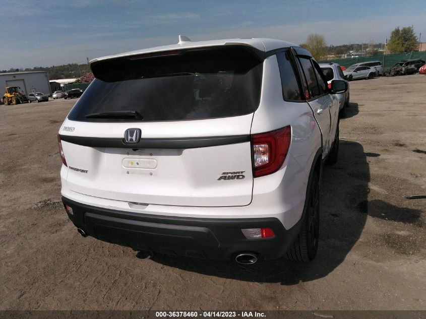 2021 HONDA PASSPORT SPORT - 5FNYF8H25MB019091