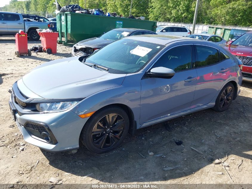 2019 HONDA CIVIC HATCHBACK EX - SHHFK7H60KU226709