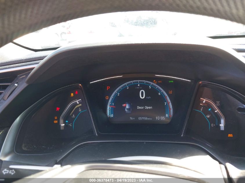 2019 HONDA CIVIC HATCHBACK EX - SHHFK7H60KU226709
