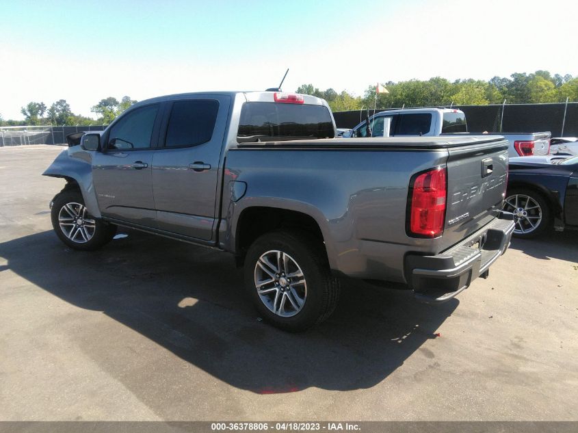 2021 CHEVROLET COLORADO 2WD WORK TRUCK - 1GCGSBEN2M1231619