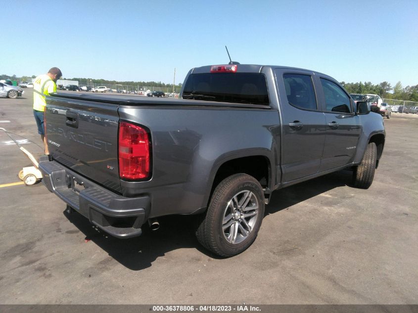 2021 CHEVROLET COLORADO 2WD WORK TRUCK - 1GCGSBEN2M1231619