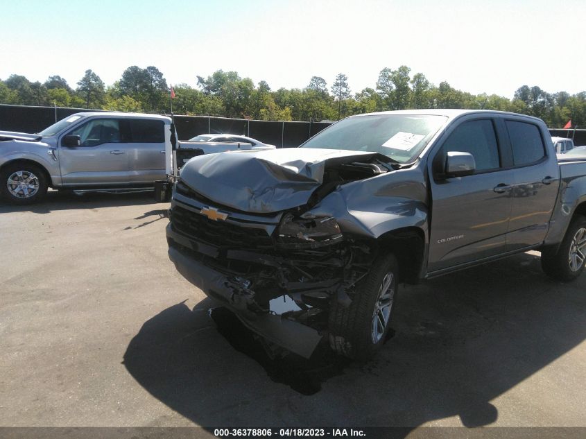 2021 CHEVROLET COLORADO 2WD WORK TRUCK - 1GCGSBEN2M1231619